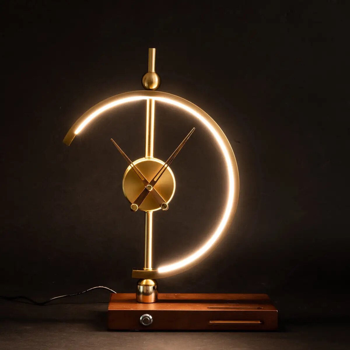 Khonsu Clock Lamp